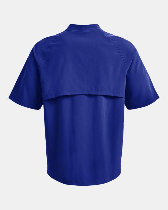 Men's UA Utility Short Sleeve Cage Jacket, Blue, pdpMainDesktop image number 5